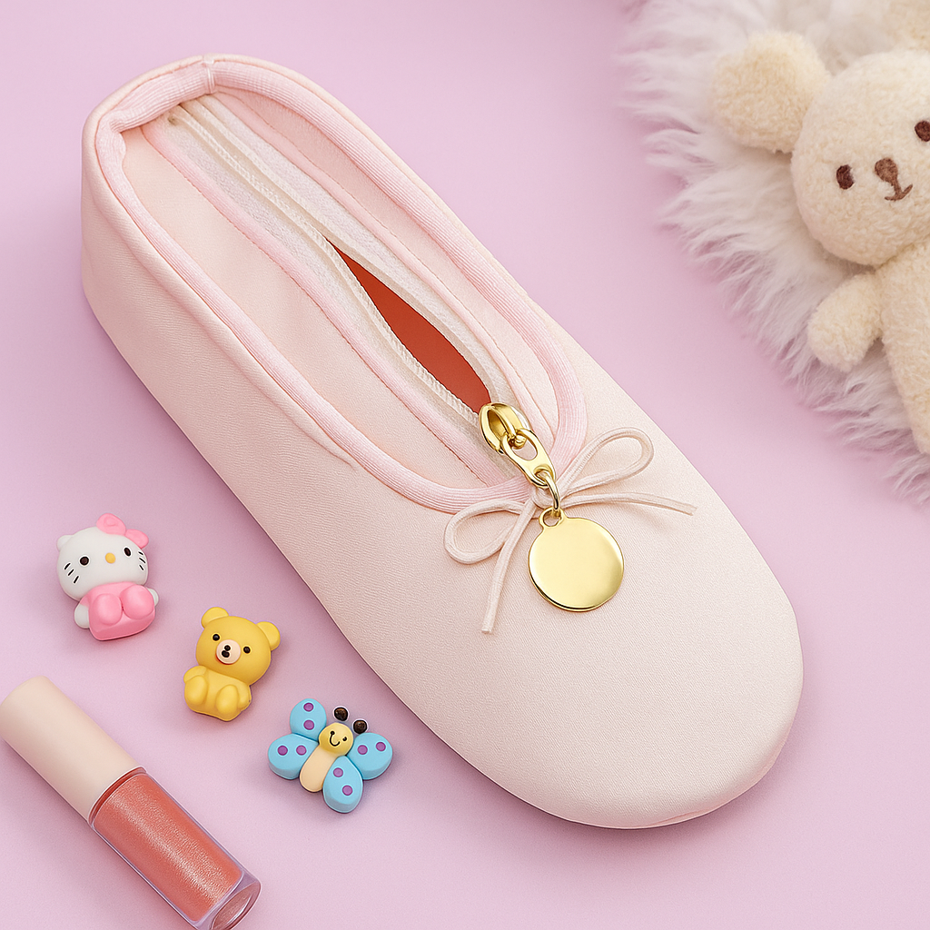 Ballet Shoe Makeup Bag