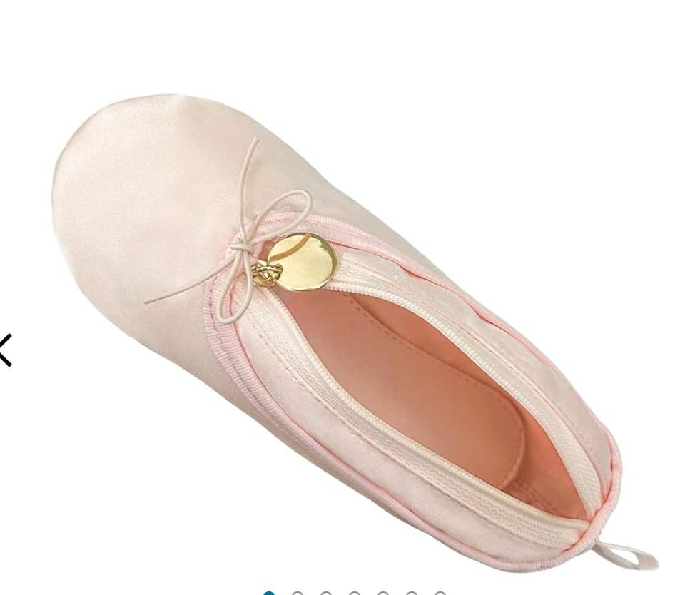 Ballet Shoe Makeup Bag