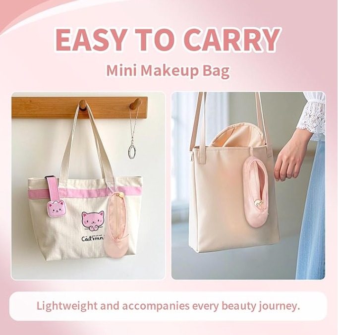 Ballet Shoe Makeup Bag